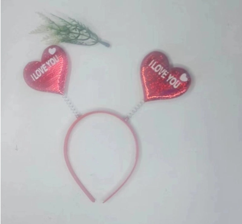 Red Heart Love Hairband 3D Valentine's Day Headband Festive Hair Accessories | Hair Accessories