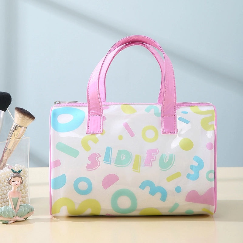 Korean Style Floral Butterfly PVC Pouch|Accessories Storage Bags