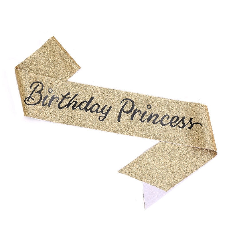 Sweet Birthday Letter Banner Cloth Metal Party Decorations|Party Supplies