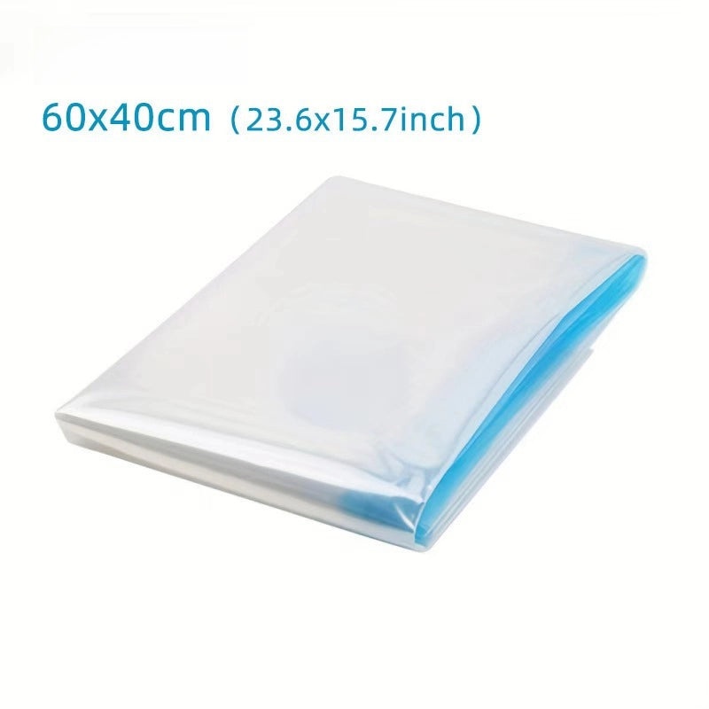 Transparent Vacuum Compression Storage Bag for Clothes Quilts Hand Roll Thickened Explosion-proof Zipper | Home Storage & Organization