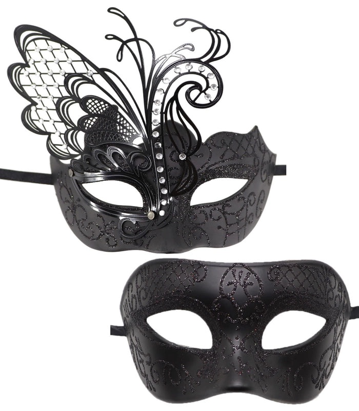 Elegant Minimalist Butterfly Party Accessory Plastic Metal for Halloween Easter Mardi Gras | Party Supplies