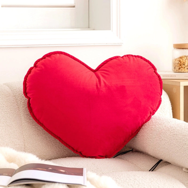Minimalist Heart-Shaped Cloth Pillow Covers for Couch Sofa Cushion | Home Decor Pillows