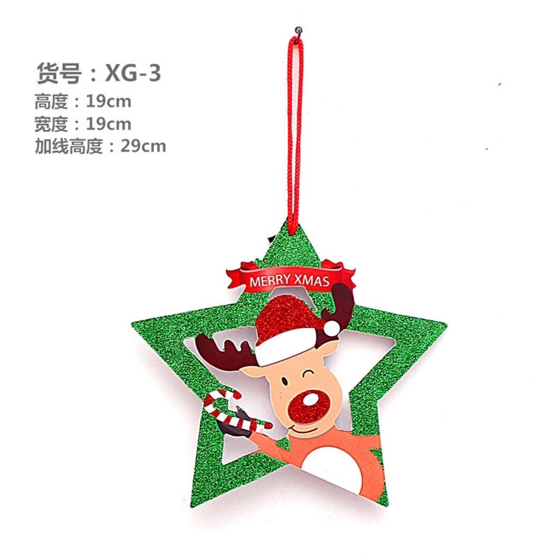 Christmas Cartoon Style Minimalist Pendant Necklace Simple Cute Jewelry|Jewelry Accessories