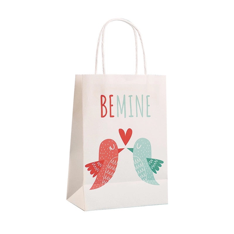 Cute Animal Fruit Heart Kraft Paper Birthday Gift Bag Party Wrapping Supplies 1 Piece|Gift Bags & Wrapping Supplies