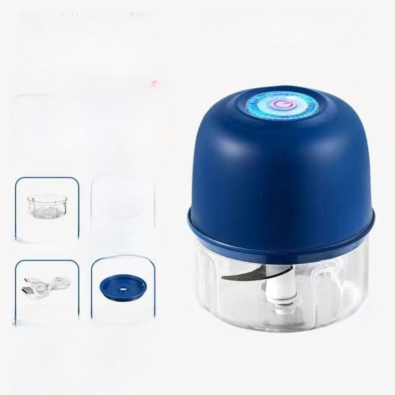 Electric Garlic Press Masher Small Automatic Meat Grinder Household Kitchen Tool|Kitchen Gadgets