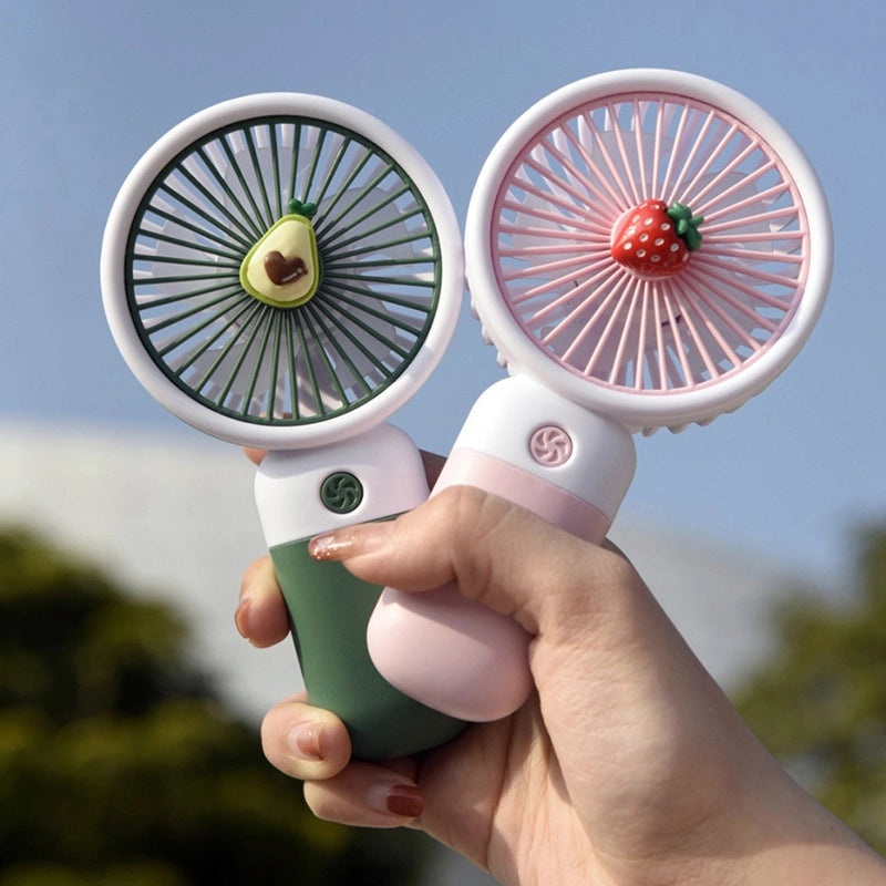 Mini Portable Solid Color Plastic Fan|Home & Garden Accessories