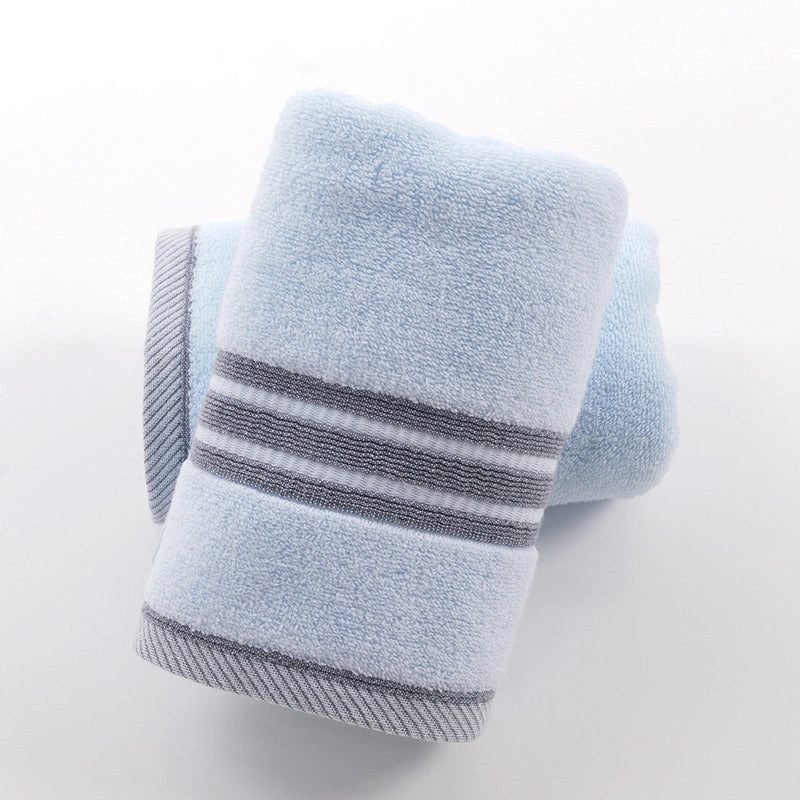 Absorbent Cotton Towel with Embroidered Logo for Household and Promotional Gifts|Home & Living - Towels & Linens