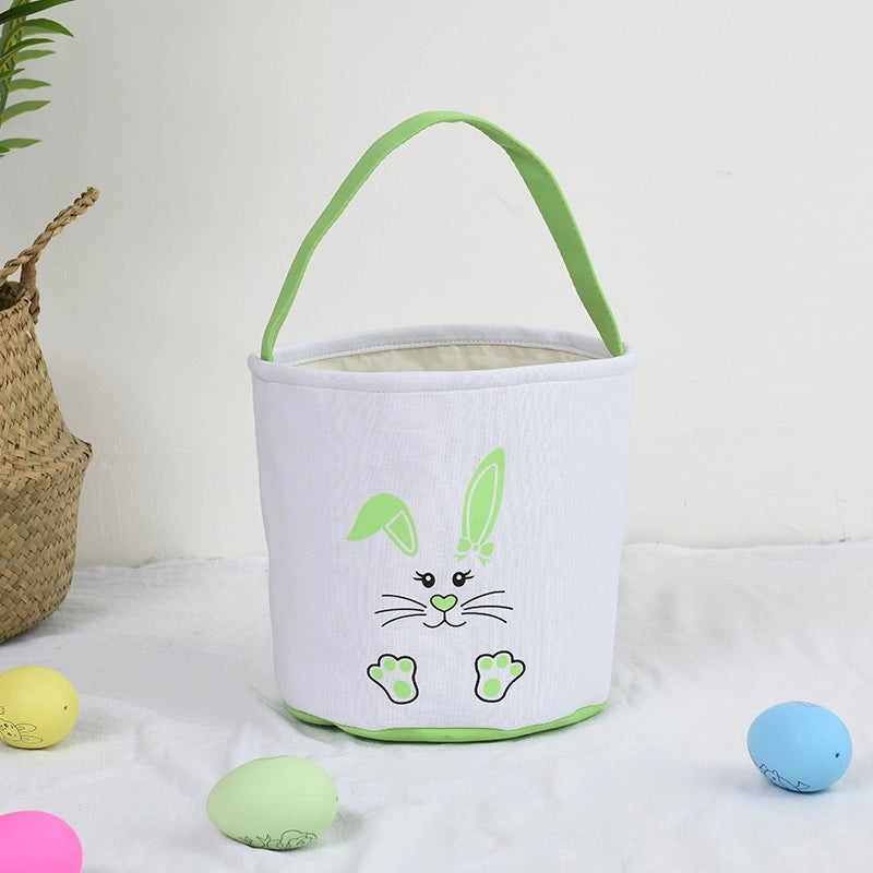 Easter DIY Canvas Bag with Rabbit Ears Decorative Gift Basket for Office and Cultural Events|Home & Garden > Seasonal Decor > Easter Decorations