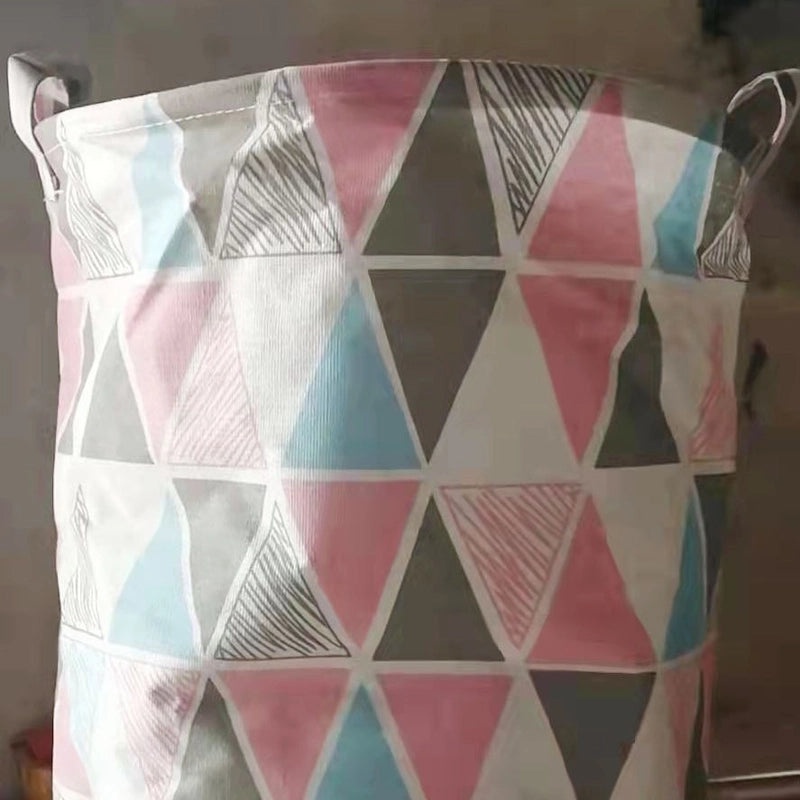 Minimalist Animal Letter Plaid Cotton Linen Storage Basket Organizer|Home Storage & Organization