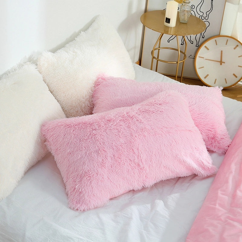 Solid Color Polyester Pillow Covers for Bedding | Home Decor & Bedding