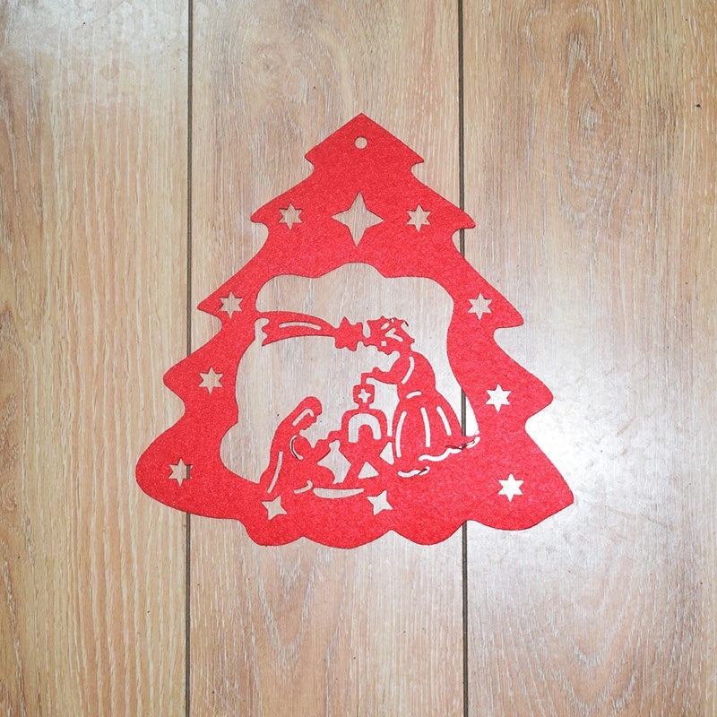 Red Christmas Pendant Decorations for Home | Christmas Ornaments