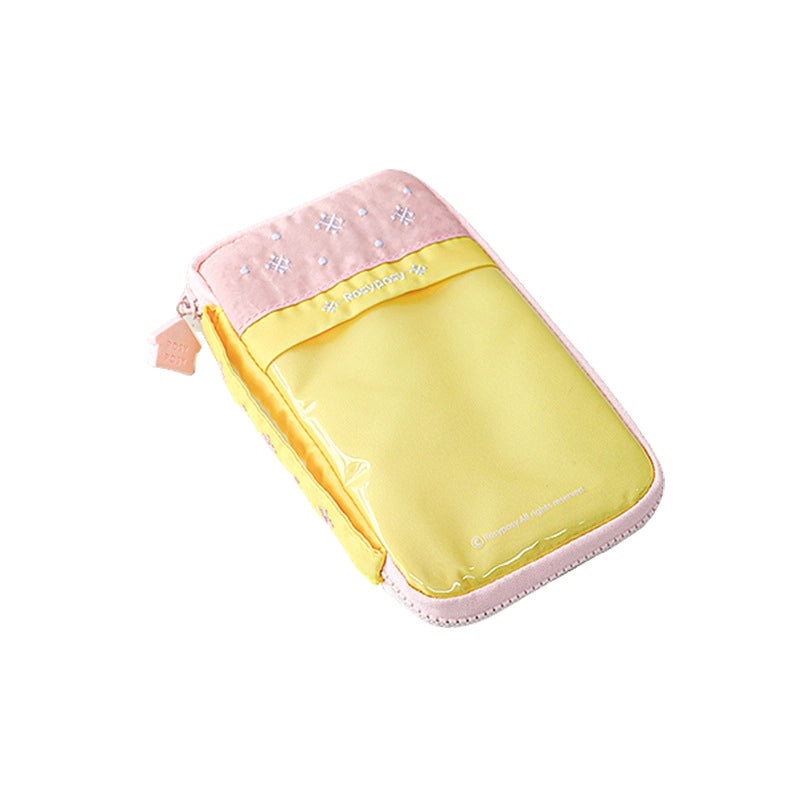 Color Block Korean Style Cute School Pencil Case for Students|Stationery & Pencil Cases