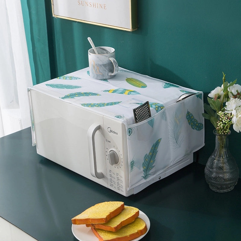 Waterproof PEVA Refrigerator Dust Cover Cloth for Single & Double Door Fridge | Home Storage & Organization