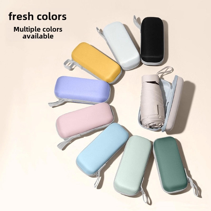 Ultra-light Portable Foldable Card Holder Umbrella for Women | Sun Protection UV Shield | Customizable|女用便携防晒伞