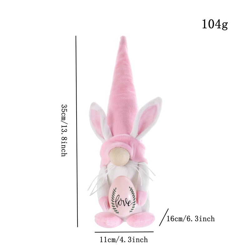 Elegant Easter Rabbit Doll Ornament for Table Decoration | Home Decor