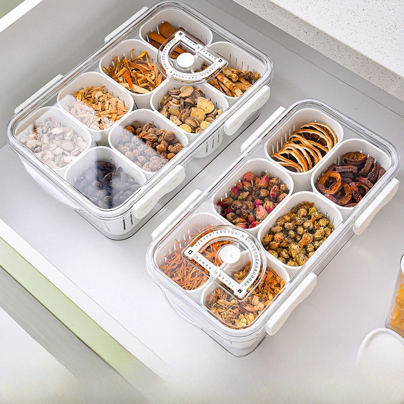 Multi-functional Transparent Seasoning Storage Box for Kitchen & Refrigerator | Kitchen Storage & Organization