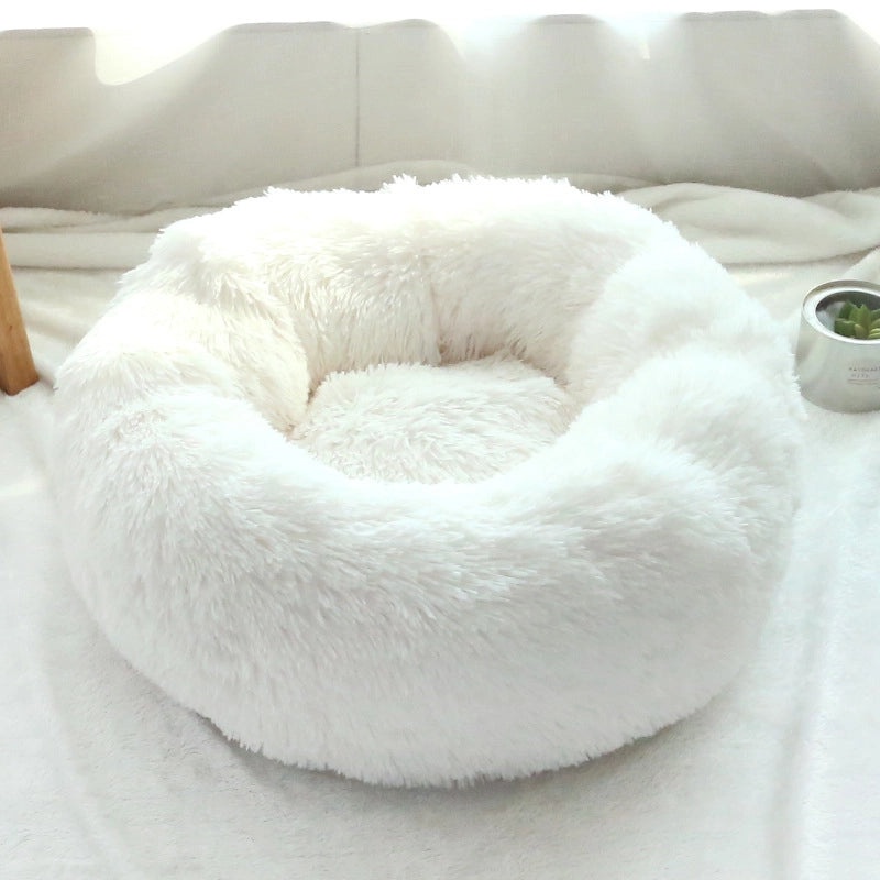 Long Velvet Pet Nest for Cats and Small Dogs | Pet Beds & Accessories