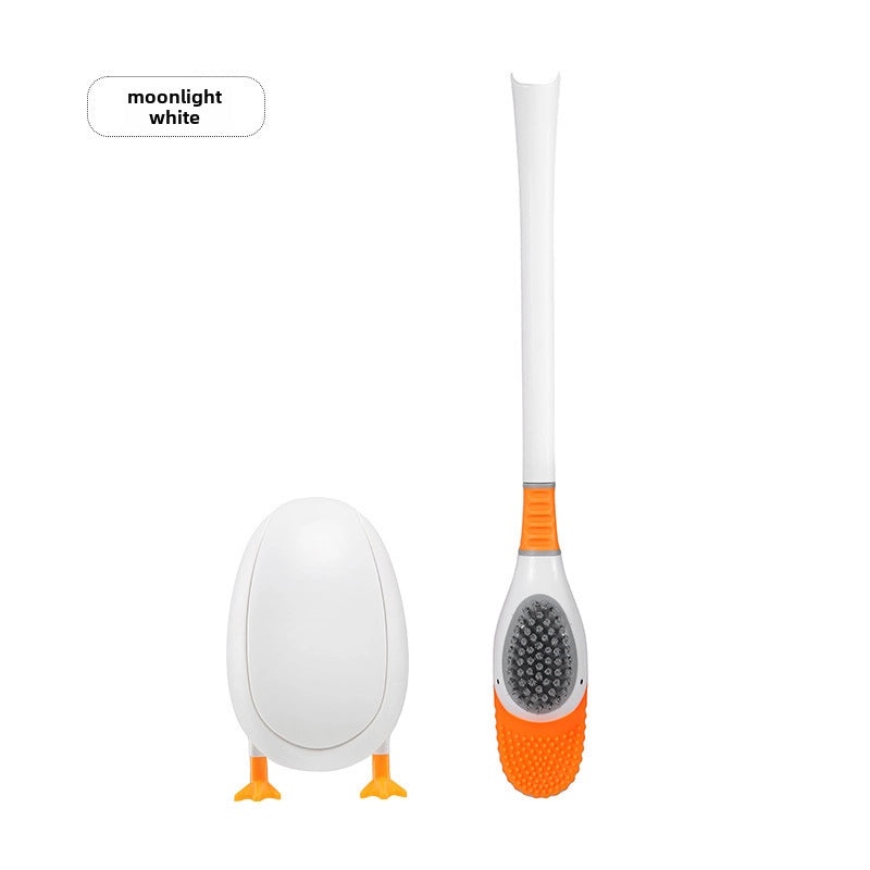 Genuine Patent Silicone Diving Duck Toilet Brush Punch-free Wall-mounted Toilet Cleaner|Home & Kitchen Cleaning Tools