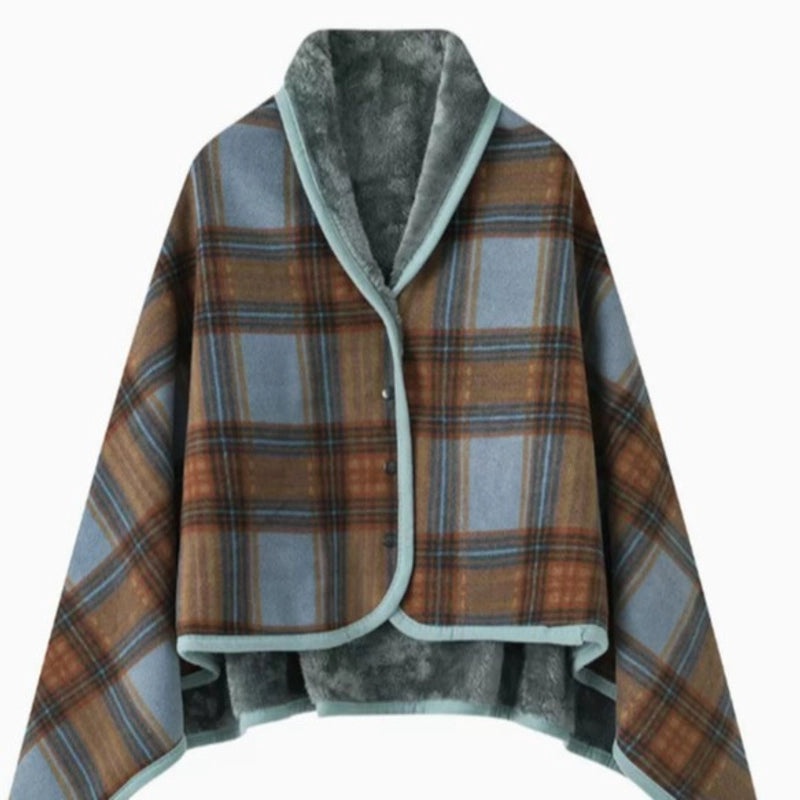 Cozy Polyester Lattice Shawl Blanket for Casual Use|Home Textiles & Bedding