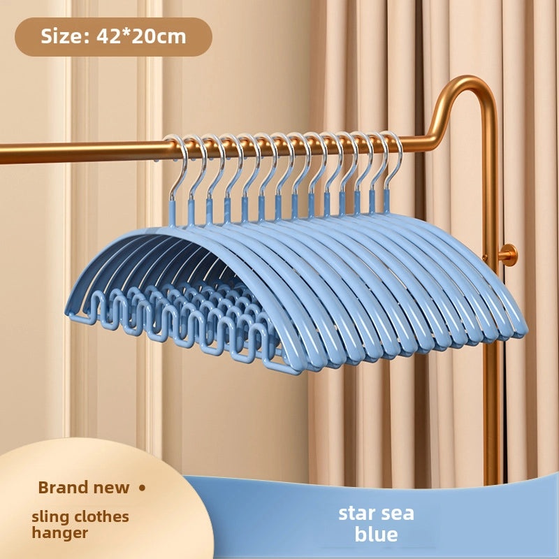Lightweight Luxury Black Wave Pattern Underwear Hanger Multi-Functional Plastic Clothes Rack for Dormitory Storage|Home Storage & Organization