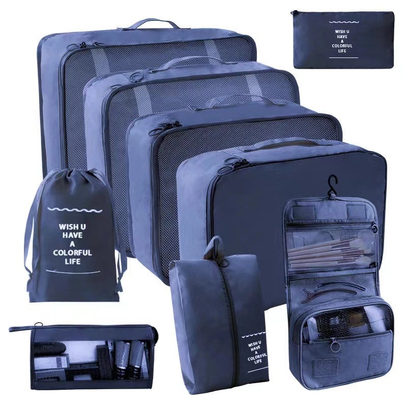 Travel Organizer Bag 9-Piece Set | Travel Accessories