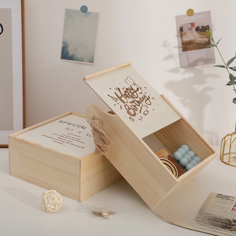 Festive Wooden Basket Box for Mid-Autumn, Dragon Boat, Mother’s Day, Valentine’s, Women’s Day|Festive Gifts & Accessories