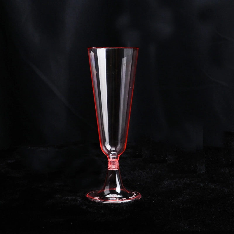 Phnom Penh Clear Plastic Goblet Dessert Cups Disposable Mousse Jelly Pudding Wedding Party Tableware|Disposable Dessert Cups