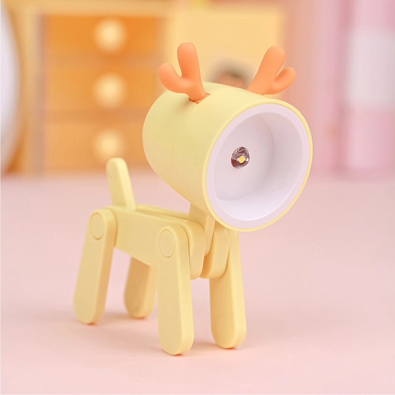 Cute Cartoon Deer Plastic Night Light for Indoor Use|Home Decor & Lighting
