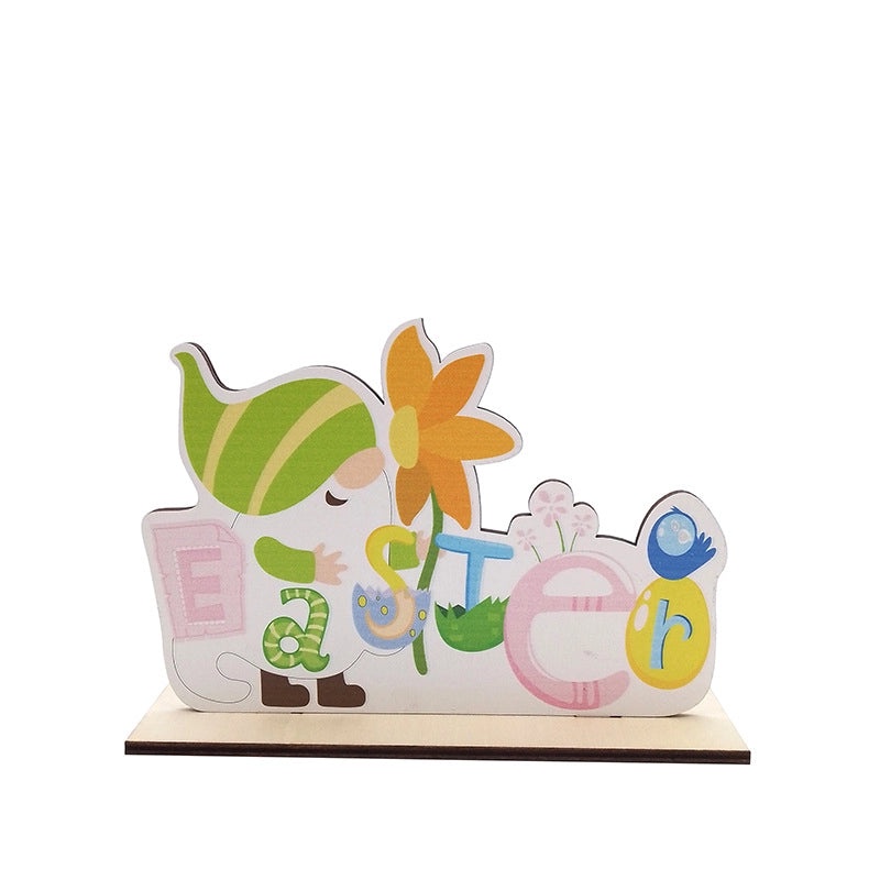 Easter Casual Elegant Wooden Letter Boxwood Table Decoration for Holiday Banquet Party 1 Piece|Home Decor