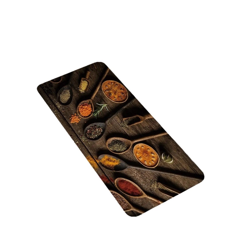 Cozy Casual Spices Pattern Polyester Rug | Home Decor Carpet