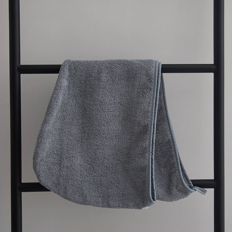 Coral Velvet Bamboo Charcoal Antibacterial Double-layer Hair Drying Towel Cap for Women | Hair Care Accessories