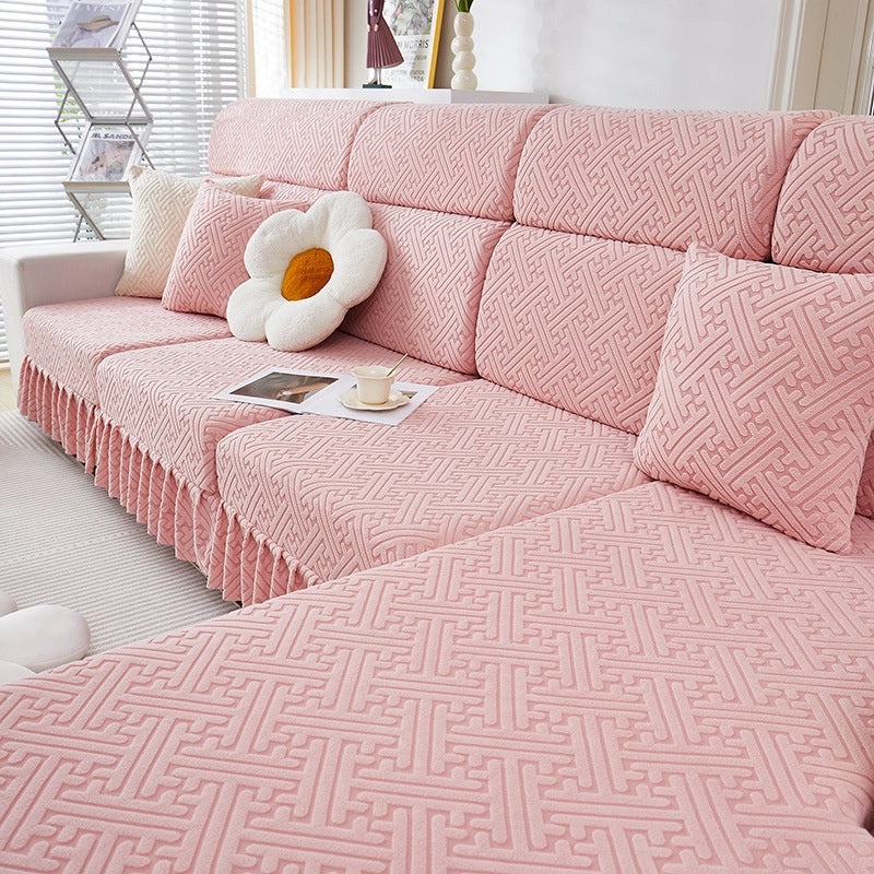 Elastic Universal Sofa Cover All-inclusive Four Seasons Stretch Slipcover Modern Simple Design|Home Decor>Sofa Covers