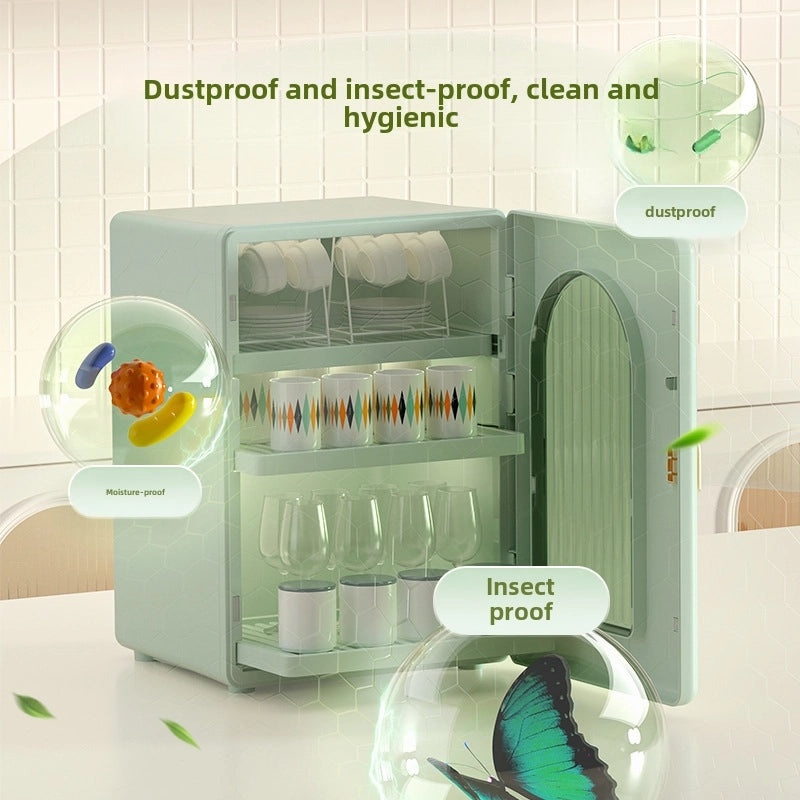 Light Luxury Plastic Cup and Wine Glass Storage Rack for Desktop Household | Home & Kitchen Storage