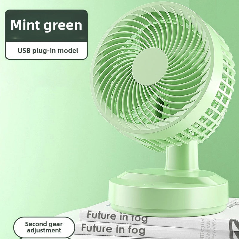 5-inch Mini USB Silent Electric Desktop Fan Compact Small Circulating Fan for Office and Home Use|Home & Office Fans