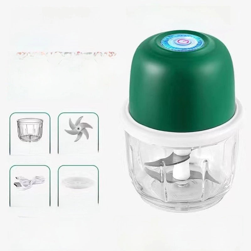 Electric Garlic Press Masher Small Automatic Meat Grinder Household Kitchen Tool|Kitchen Gadgets