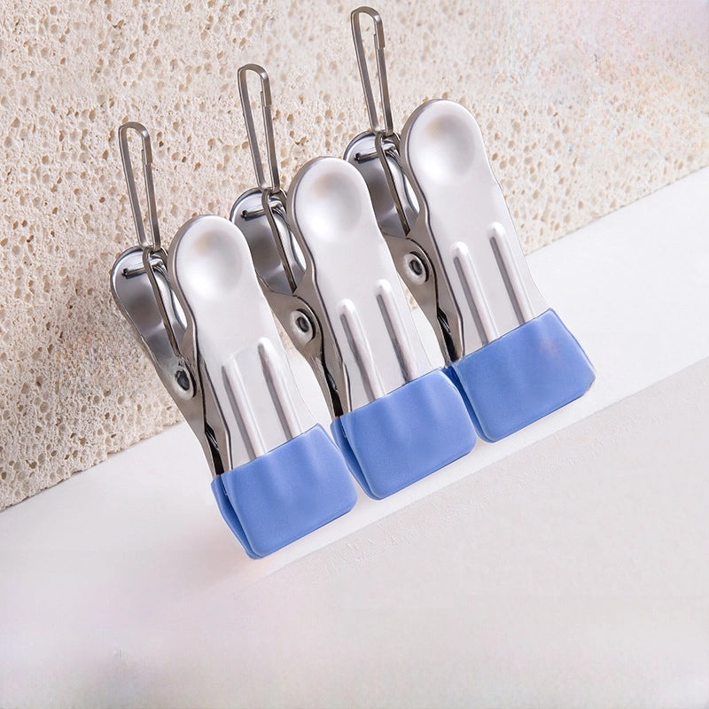 Seamless Stainless Steel Windproof Clothes Clip for Drying | Home & Living/Clothes Hangers & Drying Accessories