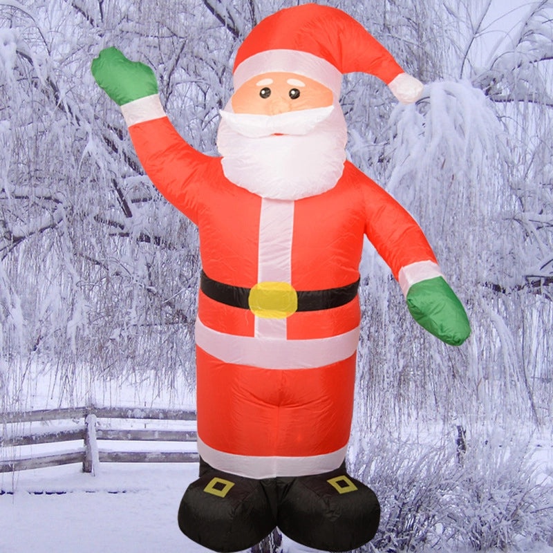 Festive Santa Claus Christmas Polyester Balloons for Holiday Decoration|Holiday Decorations