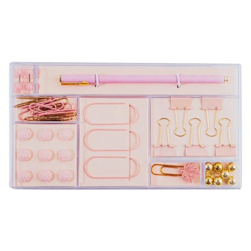 Minimalist Solid Color Metal Casual Learning Stationery Sets | Stationery & Office Supplies