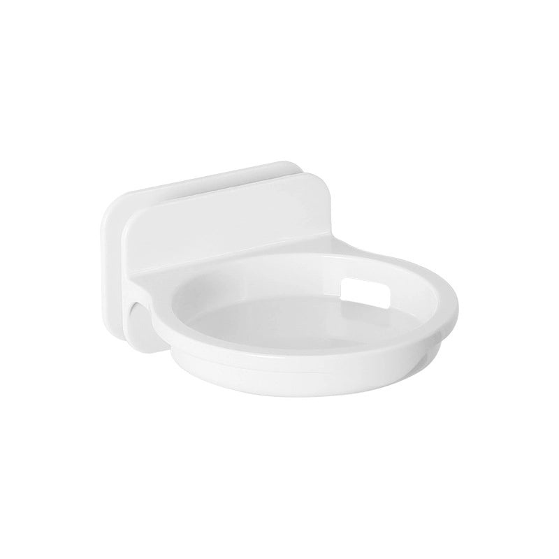 Japanese-style Round Seamless Wall-mounted Camera Bracket Multi-functional Nail-free Small Storage Rack|Home Security Accessories