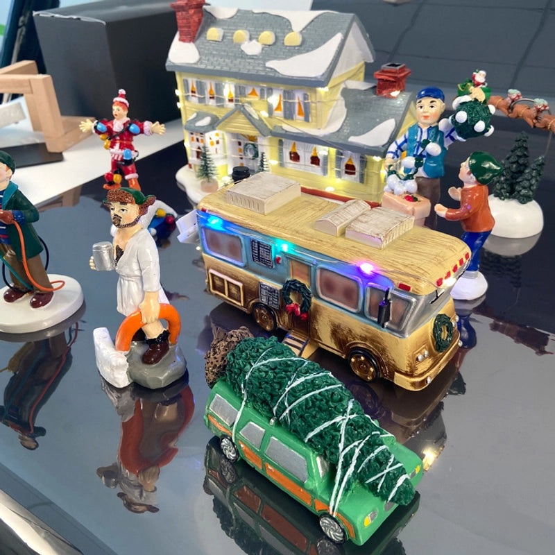 Christmas Snowman Resin Doll Outdoor Garden Decoration Holiday Crafts|Garden Decorations