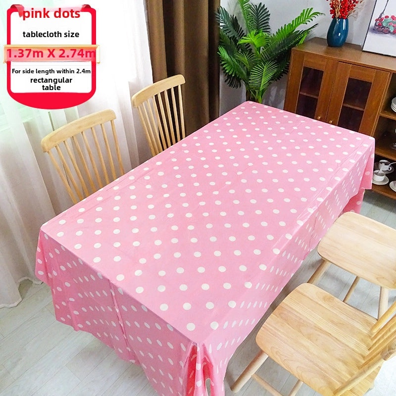 Kids Birthday Disposable Rectangular Tablecloth for Party Classroom Decoration|Party Supplies