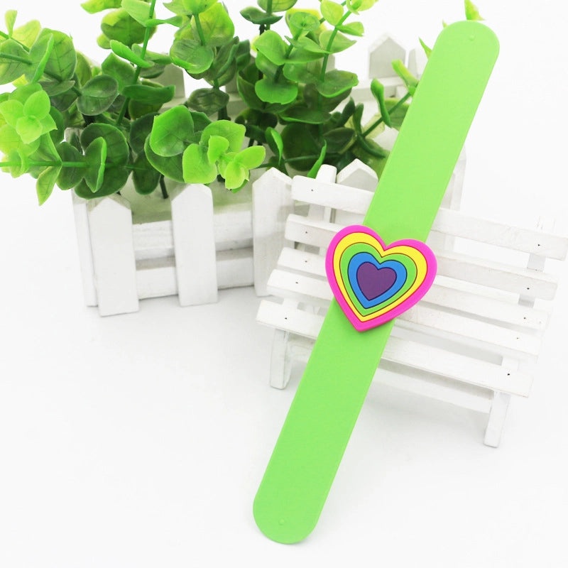 Minimalist Smile Face Heart Silica Gel Bracelet for Everyday and Festival Wear|Accessories & Jewelry