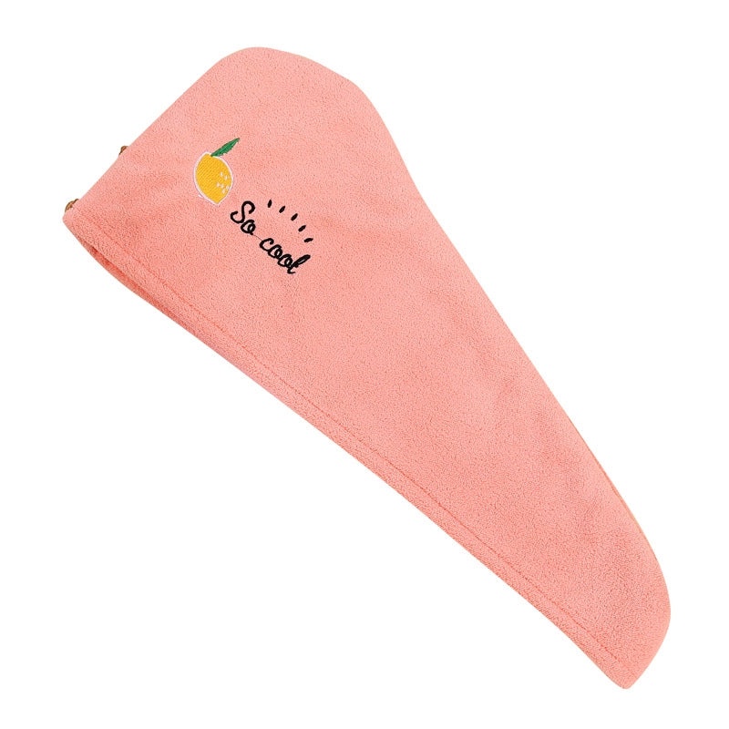 Super Absorbent Coral Fleece Ladies Quick-Dry Turban Cap Double-Layer Shower Hair Towel|Bath Accessories