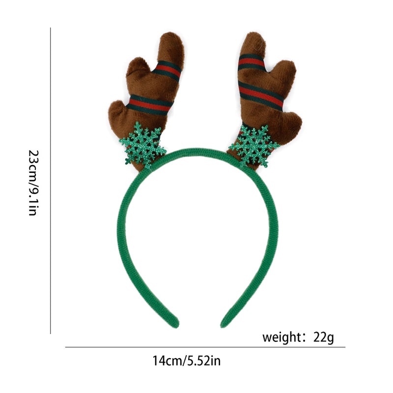 Festive Nordic Reindeer Antler Hairband Cute Christmas Party Accessory|Hair Accessories