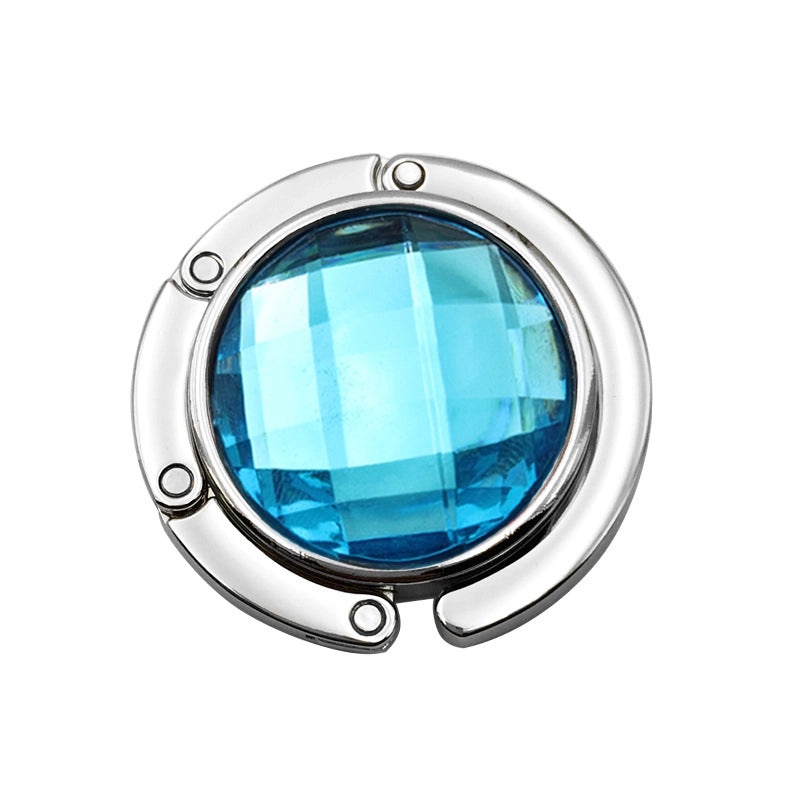 Acrylic Gem Hanging Bag Hook for Ladies - Multi-color Desktop & Fireplace Christmas Stocking Holder | Home & Kitchen Accessories