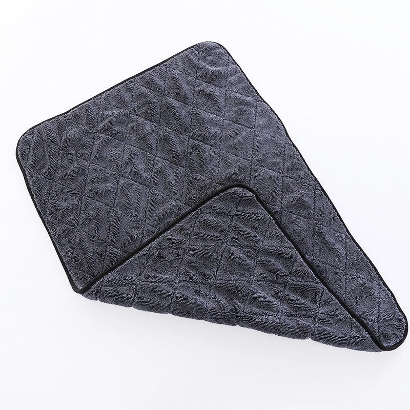 Double-layer Braided Twist Soft Towel for Car Cleaning Thickened Absorbent Household Cloth|Car Care Accessories