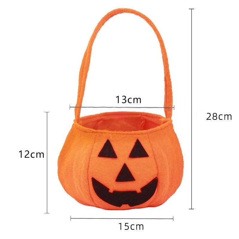 Halloween Pumpkin Nonwoven Party Gift Bags | Halloween Party Supplies