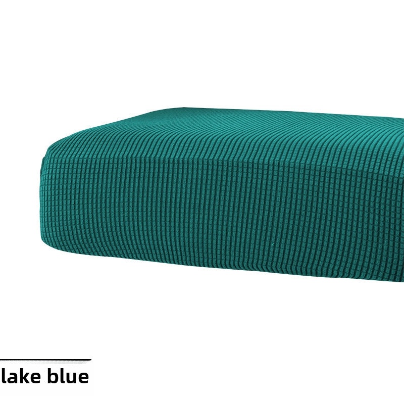 Solid Color Jacquard Knitted Elastic Sofa Cushion Cover Full Protection|Home Decor & Sofa Accessories