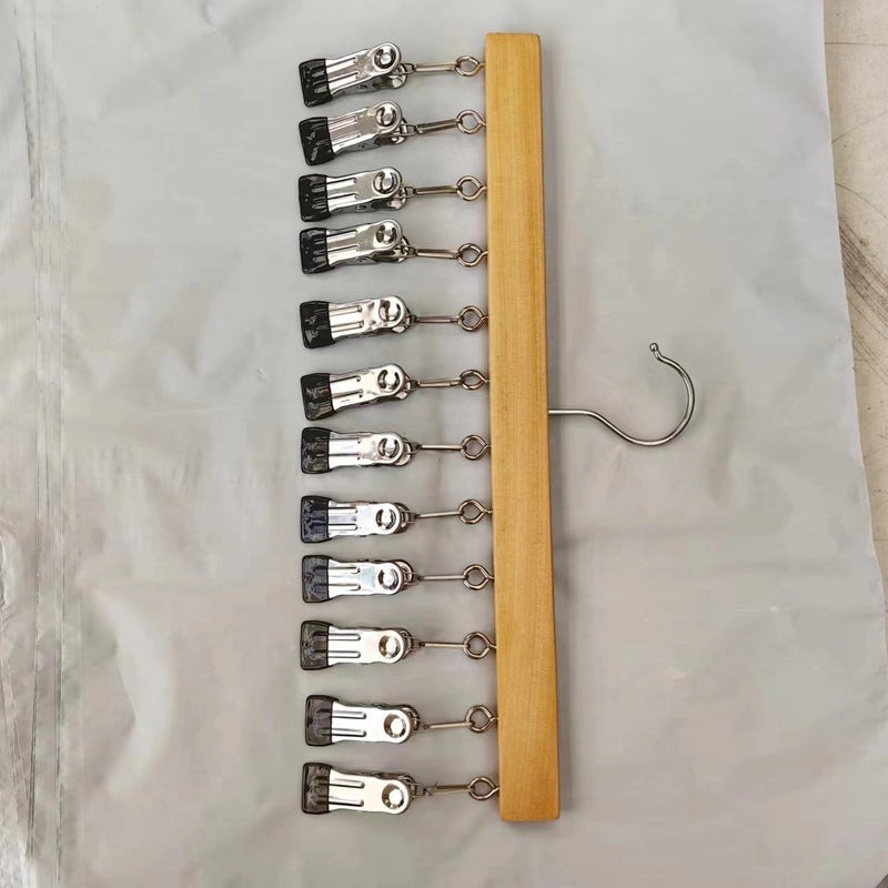 Peaked Cap Hanger Multi-Clip Hat Storage Rack for Dormitory & Home Organization|Home Storage & Organization