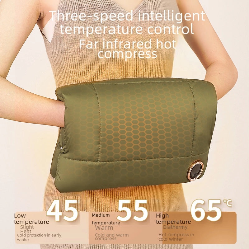 Graphene Rechargeable Hand Warmer USB Plug-in Double-sided Heating Explosion-proof Winter Gift Customization|Winter Accessories